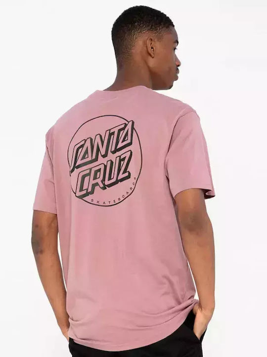 Santa Cruz Men's Short Sleeve T-shirt Dusty Rose