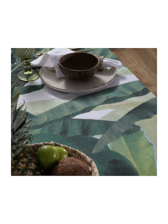 Nef-Nef Homeware Tischtuch Tropicana Green 180x180cm