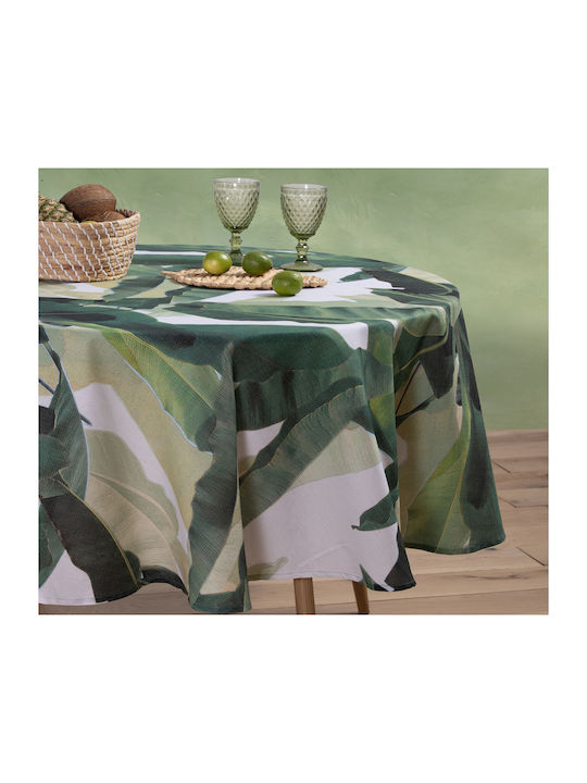 Nef-Nef Homeware Tischtuch Tropicana Green 180x180cm