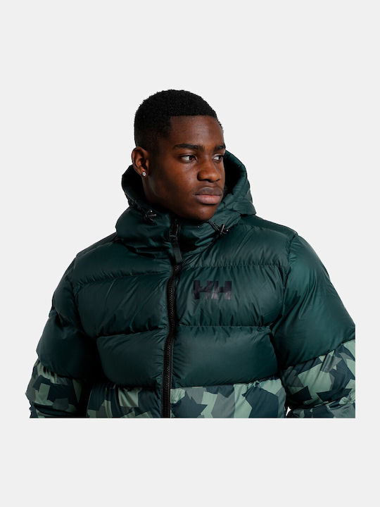 Winter Jacke Puffer Wasserdicht und Winddicht Khaki
