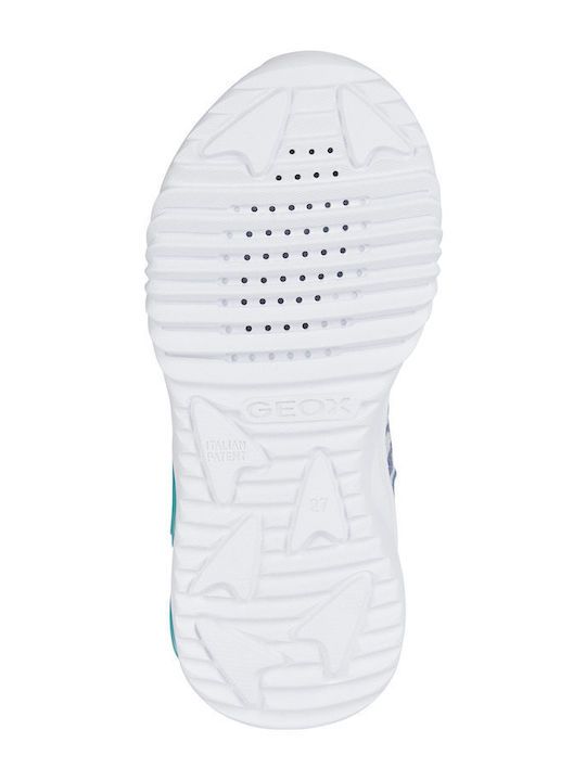 Kids Sneakers Anatomic with Hoop & Loop Closure Silver
