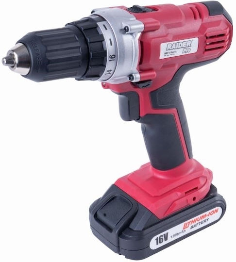 Raider RDP-CDL01L Mașină de găurit Baterie 16V 1x1.3Ah 030116
