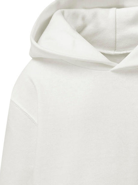 SG Kids Sweatshirt with Hood and Pocket White