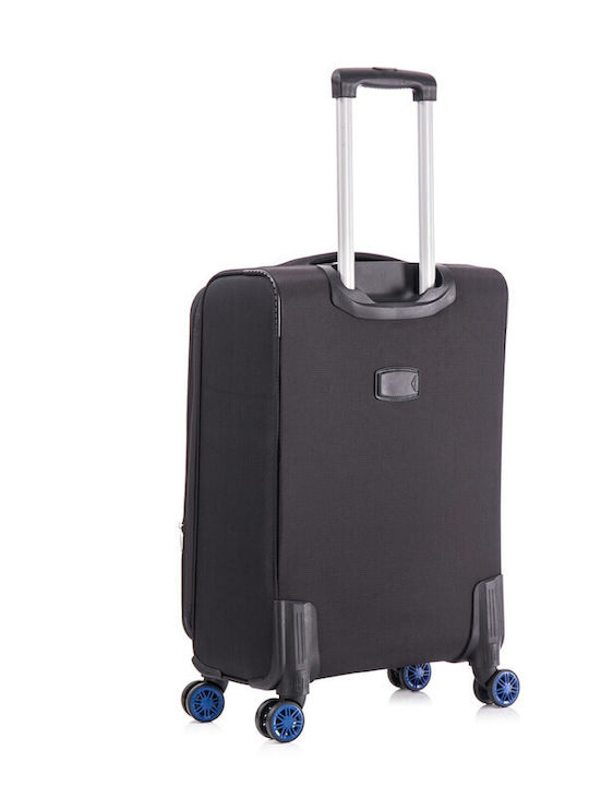 Cardinal Spectra Cabin Fabric Black Suitcase With 4 Wheels Height 50cm