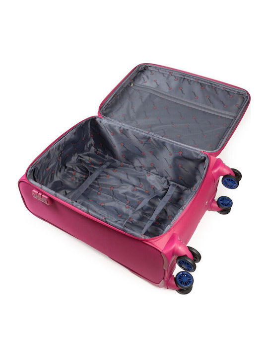 Cardinal Spectra Koffer Für Flugkabine Stoff Rosa Mit 4 Räder Höhe 50cm