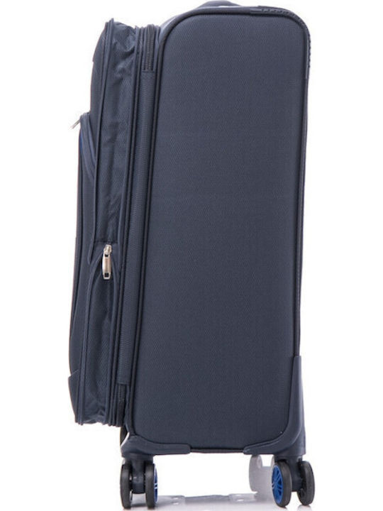 Cardinal Spectra Cabin Travel Suitcase Fabric Dark Blue with 4 Wheels Height 50cm 5000/50