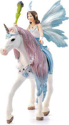 Schleich-S Παιχνίδι Μινιατούρα Bayala Fairy Eyela with Princess Unicorn για 7-12 Ετών