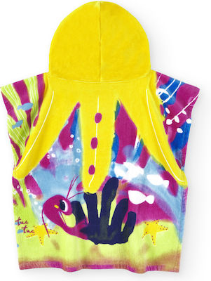 Tuc Tuc Kids Beach Poncho Yellow