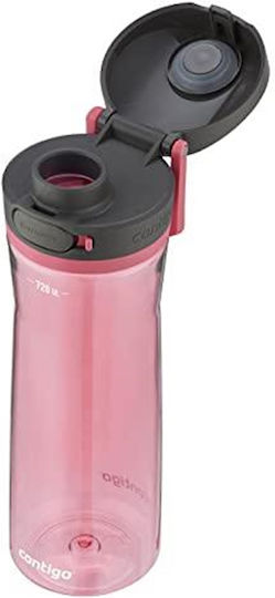 Contigo Kinder Trinkflasche Kunststoff mit Aufklappbarem Verschluss Auslaufsicher 720ml (Verschiedene Designs/Farben)