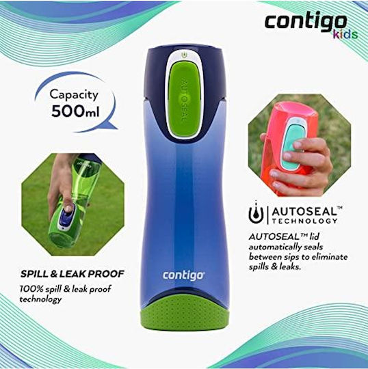 Contigo Παιδικό Παγούρι Πλαστικό Non Spill 500ml