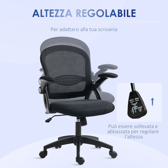 Vinsetto Vinsetto Bürostuhl Mit Neigen Und Einstellbaren Armen Schwarz