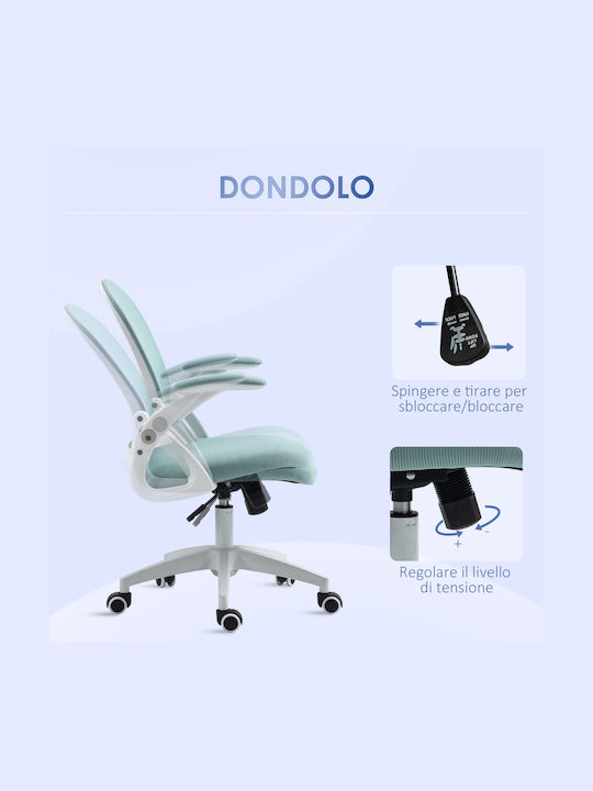 Vinsetto Bürostuhl Mit Neigen Blau