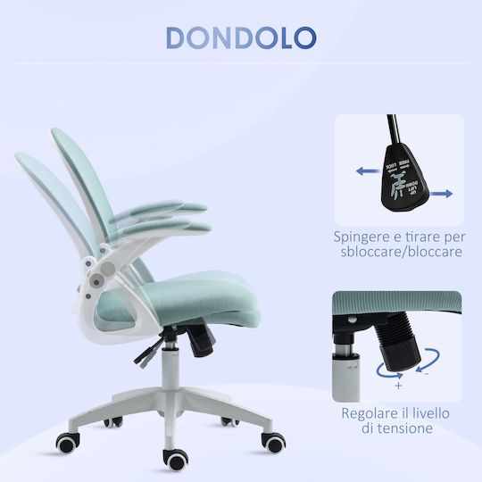 Vinsetto Bürostuhl Mit Neigen Blau