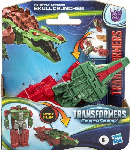 Action-Figur Earthspark 1 Step Flip Skullcruncher Transformatoren