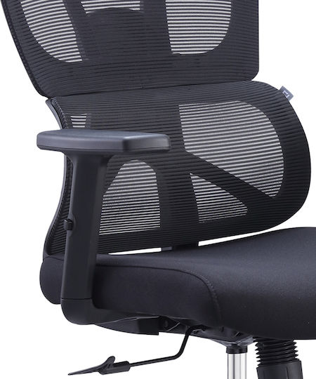 Pakketo Aish Executive Chair with Adjustable Arms Black