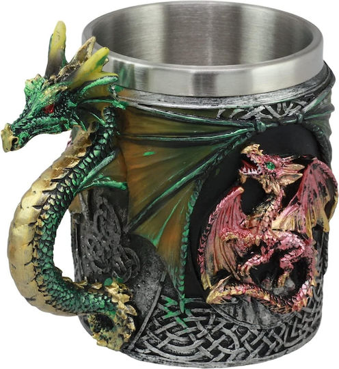 Dragon Mug Metallic Multicolored 500ml