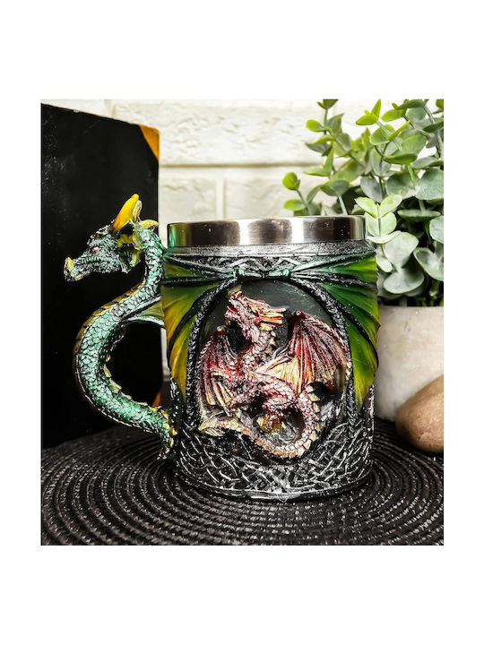 Dragon Mug Metallic Multicolored 500ml