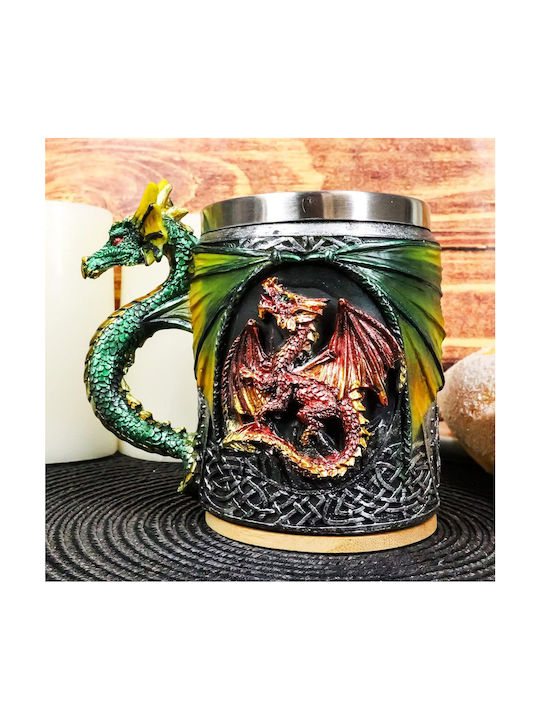 Dragon Mug Metallic Multicolored 500ml