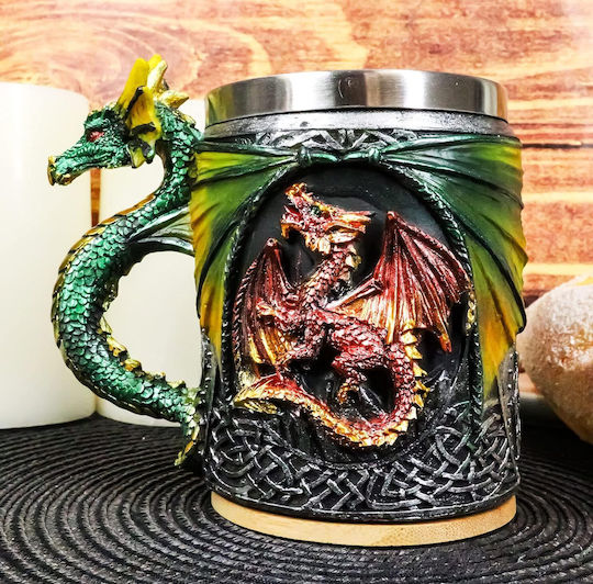 Dragon Mug Metallic Multicolored 500ml