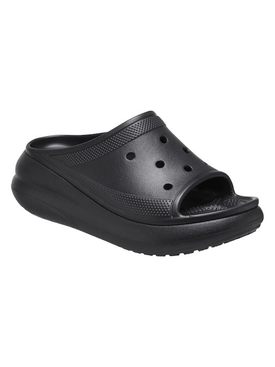Crocs Classic Crush Slides σε Μαύρο Χρώμα