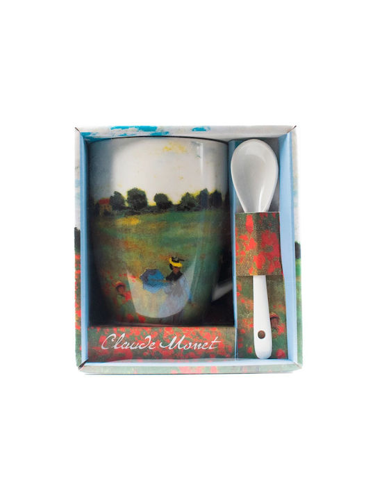 Enesco Les Coquelicots Κούπα Κεραμική Πολύχρωμη 300ml