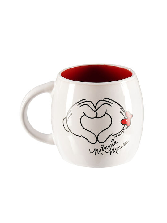 Stor Minnie Mouse Tasse Keramik Weiß 380ml 1Stück