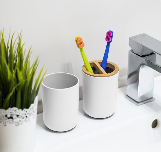 Teesa Set Accesorii Pentru Baie Din Plastic Alb