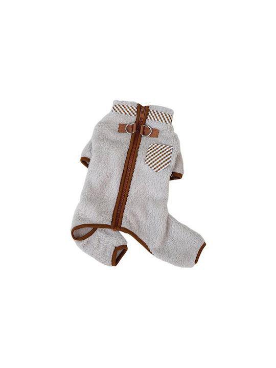 Full Body Clothing for Dog in Beige Colour Small Medium Large 37cm
