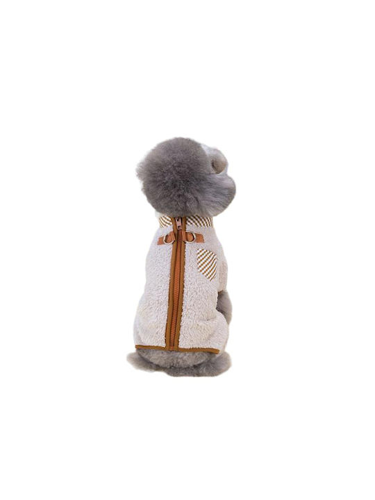 Full Body Clothing for Dog in Beige Colour Small Medium Large 37cm