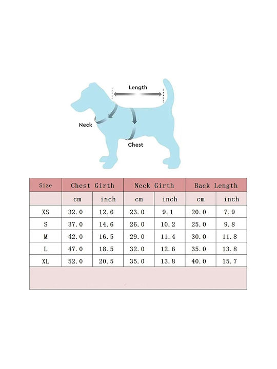 Full Body Clothing for Dog in Beige Colour Small Medium Large 37cm