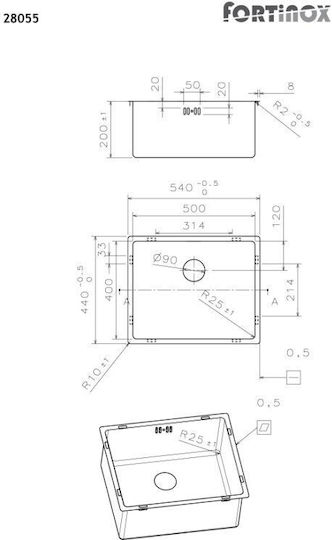 Apell 28055-110 Υποκαθήμενος Inox Σατινέ Μ54xΠ44cm Ασημί Apell 28055-110 Υποκαθήμενος Inox Σατινέ Μ54xΠ44cm Ασημί