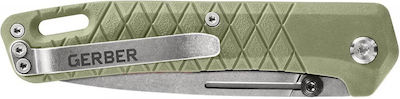 Gerber Zilch Fine Edge Pocket Knife Green