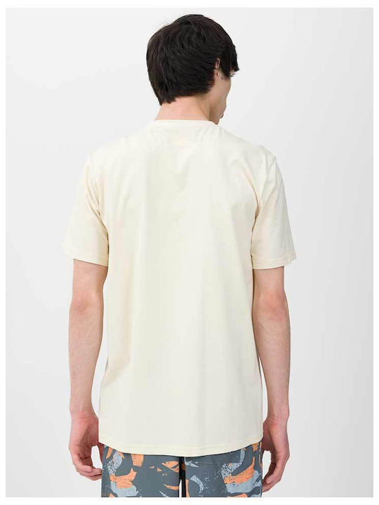 4F Men's Short Sleeve Blouse White