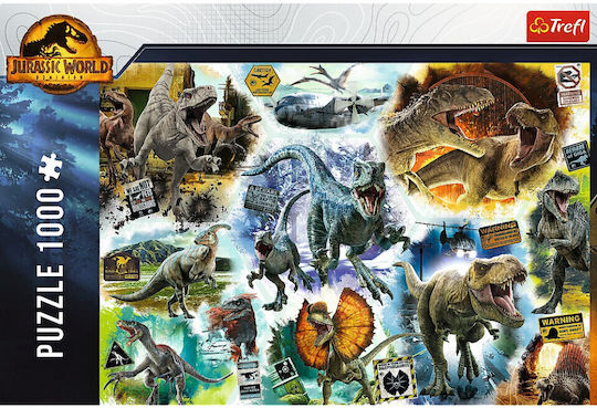 Jurassic World Following the Dinosaurs Puzzle 2D 1000 Piese 10727