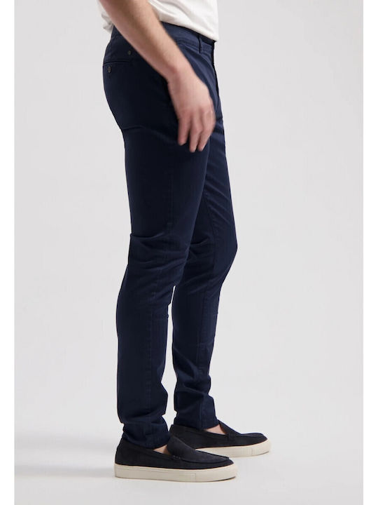 Trousers Chino in Slim Fit Navy Blue