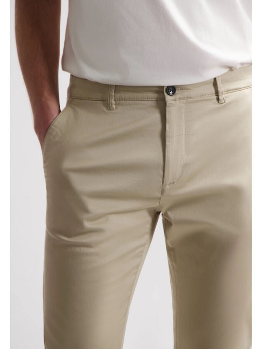 Trousers Chino in Slim Fit Beige