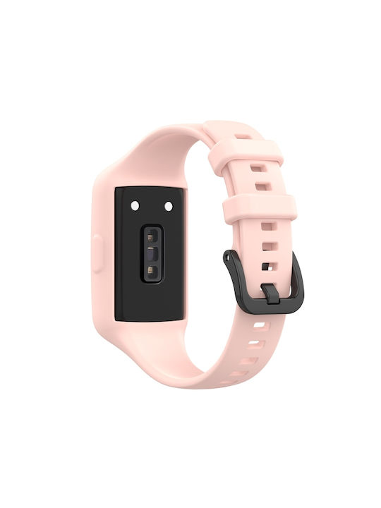 6 Pro 6 Honor Λουράκι Σιλικόνης Ροζ (Huawei Band 7)