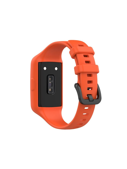 6 Pro 6 Honor Λουράκι Σιλικόνης Πορτοκαλί (Huawei Band 7)