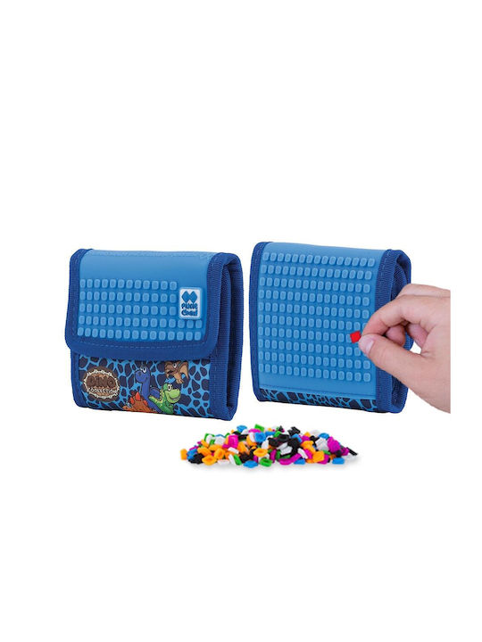 Pixie Crew Kids Wallet with Coins with Velcro Blue