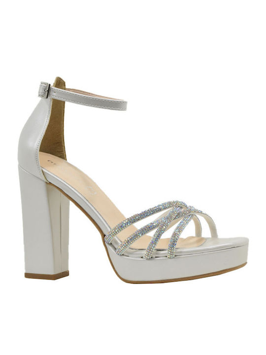 Damen Sandalen in Weiß Farbe