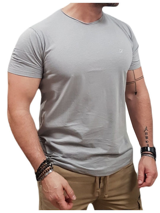 Rebase T-shirt Bărbătesc cu Mânecă Scurtă Ash Grey