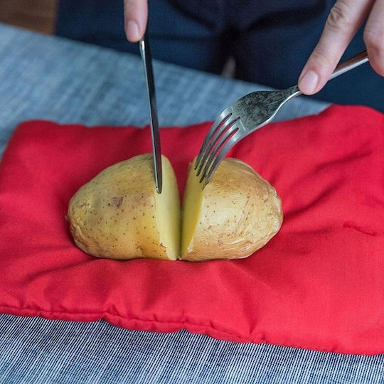Zola Magic Bag Microwaving Potatoes Reusable Red 26x19 Cm