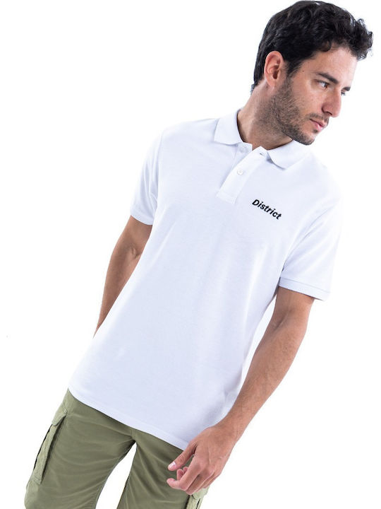 Polo Herrenbluse Kurzarm Weiße