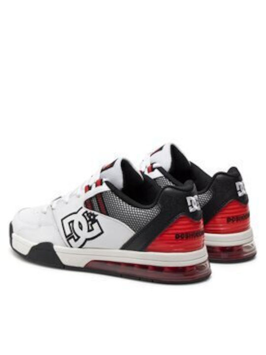 DC Versatile Bărbați Sneakers White / Black / Red