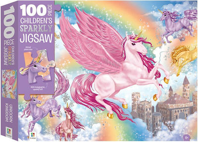 Kinderpuzzle Unicorn Kingdom für 6++ Jahre 100pcs Hinkler