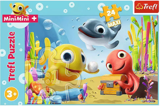 Kids Puzzle MiniMini Happy Fish for 3++ Years 24pcs Trefl