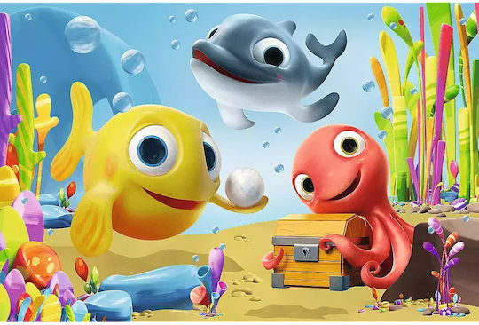 Puzzle pentru Copii MiniMini Happy Fish pentru 3+ Ani 24buc Trefl