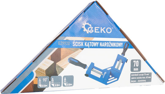 Geko G29921 Σφιγκτήρας Γωνιών με Μέγιστο Άνοιγμα 70mm