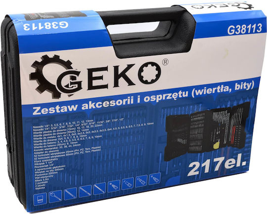 Geko Βαλίτσα με 217 Εργαλεία