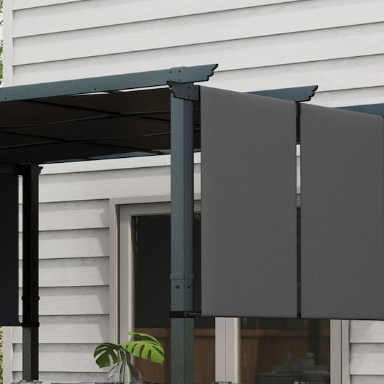 Garden Pergola Gazebo Pergola in Grey Colour 350x350cm